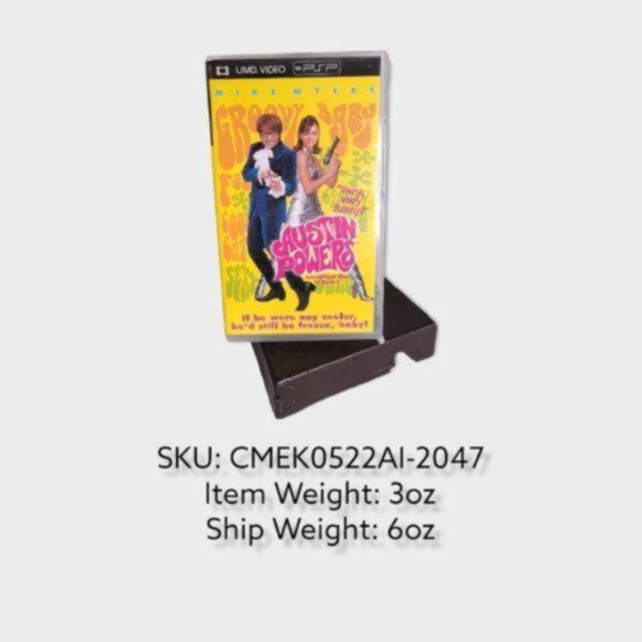 Mike Myers Austin Powers International Man Of Mystery By Umd Video DVD Movie - Picture 2 of 4